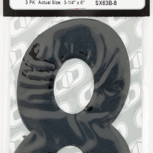 Super X Competition Stick-on Numbers