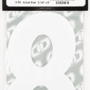 Super X Competition Stick-on Numbers