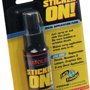 Sticker-On/Sticker-Off Fluid