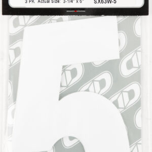 Super X Competition Stick-on Numbers