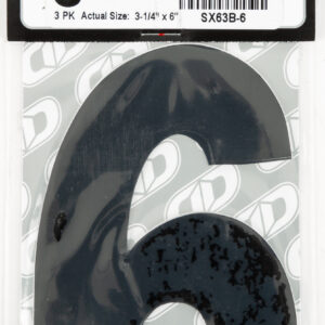 Super X Competition Stick-on Numbers