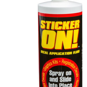 Sticker-On/Sticker-Off Fluid