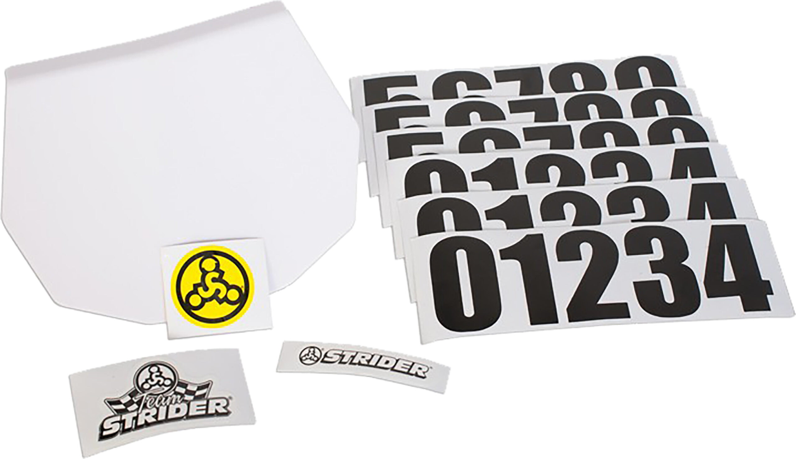 Balance Bike Blank Number Plate