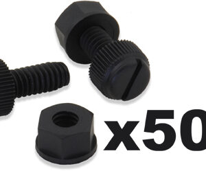 500/Pk Lic Plate Bolts W/Nuts