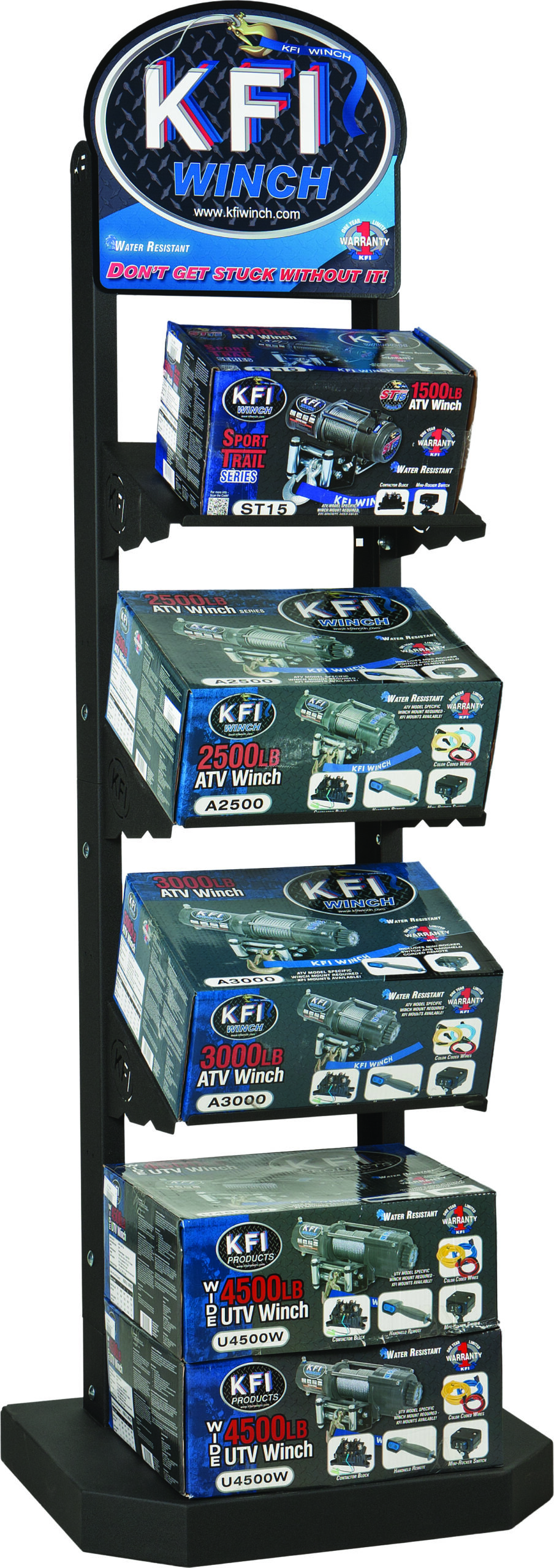 Standing Winch Display Stand