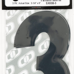Super X Competition Stick-on Numbers