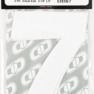 Super X Competition Stick-on Numbers