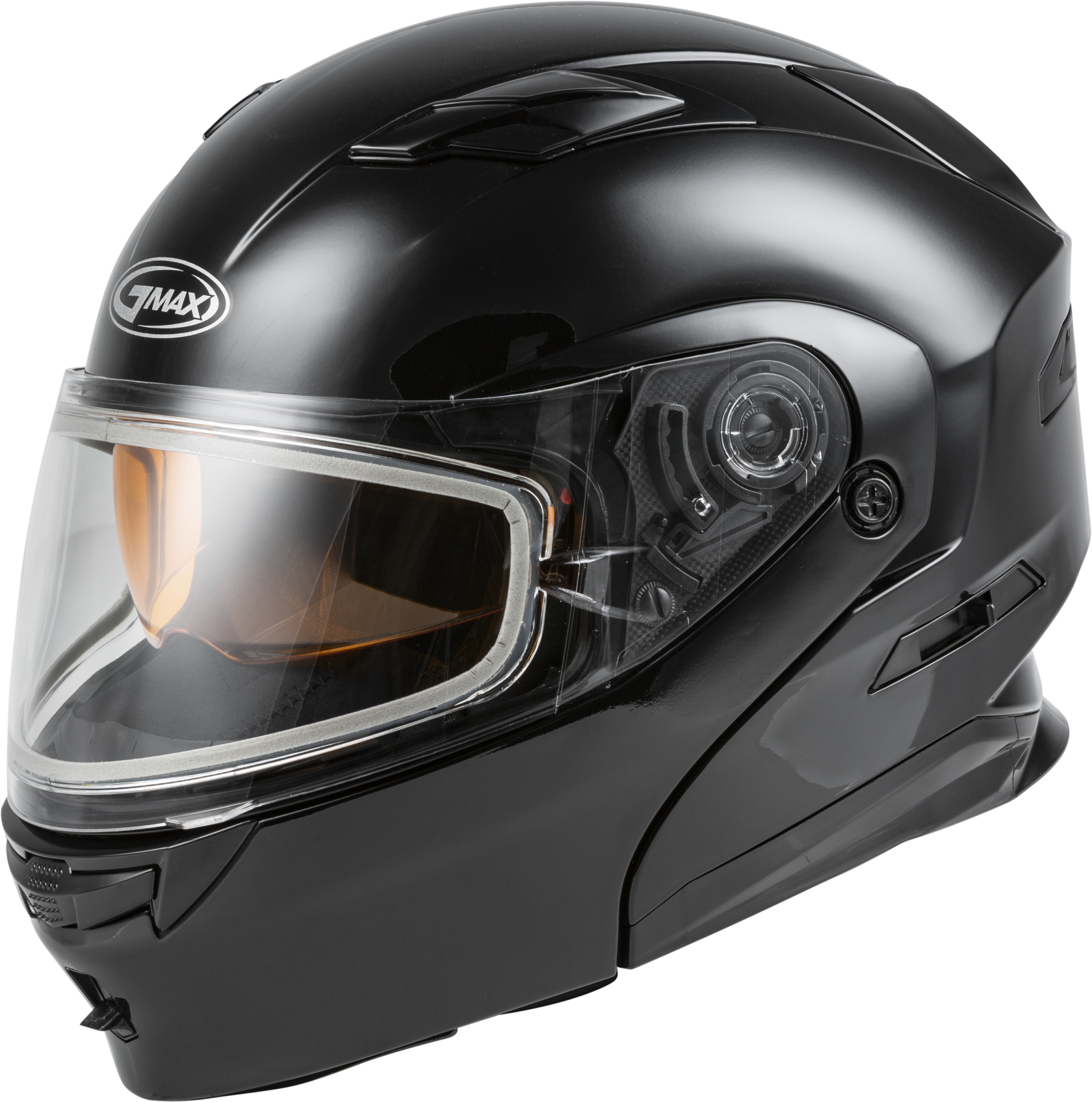 MD-01S Modular Snow Helmet Solid w/Quick Release Buckle Dual Shield