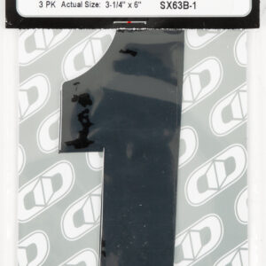 Super X Competition Stick-on Numbers