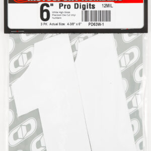 Super X Competition Stick-on Numbers