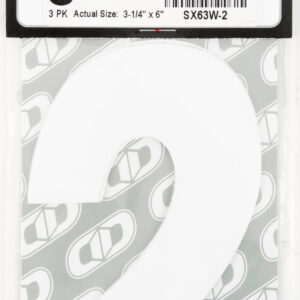Super X Competition Stick-on Numbers